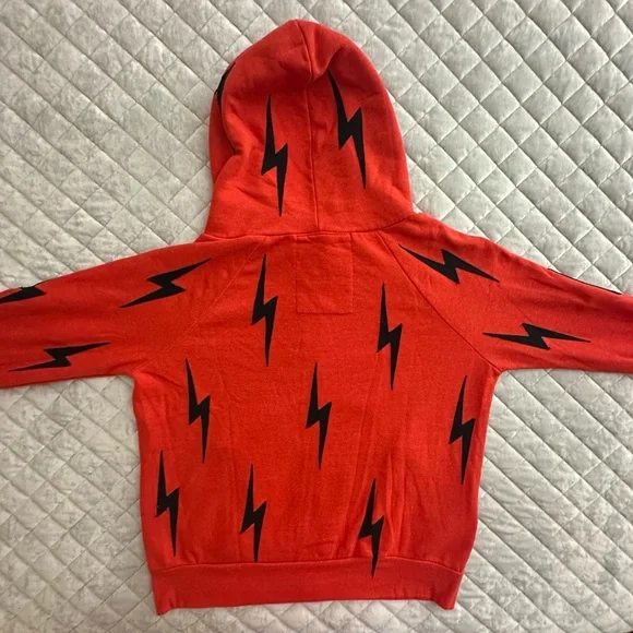 Bolt Stitch Repeat Zip hoodie sweatshirt - Picture 4 of 4